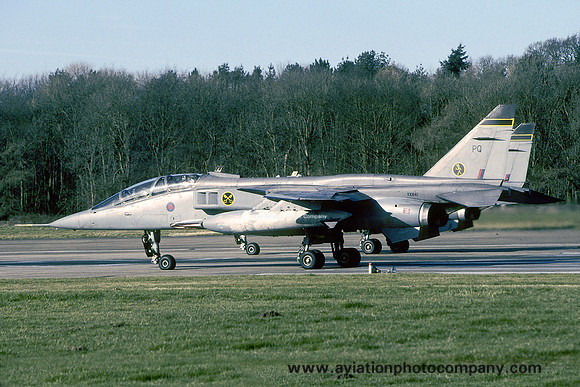RAF 16 Squadron Sepecat Jaguar T.4 XX841/PQ at RAF Coltishall (2005)