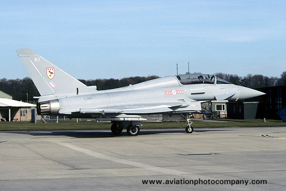 RAF 29 Squadron BAE Typhoon T.1 ZJ801/BJ (2005)