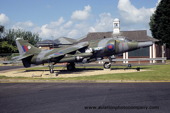 RAF 20 Squadron Hawker Siddeley Harrier GR.3 XV779 displayed at RAF Wittering (2004)