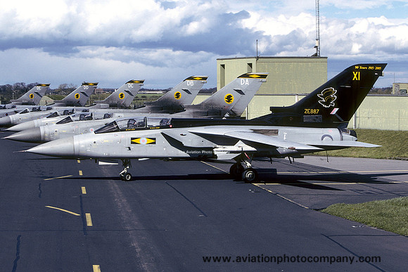 RAF 11 Squadron Panavia Tornado F.3 ZE887 (2005)