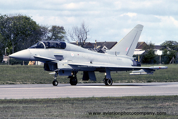 RAF BAE Typhoon T.1 ZJ804 at Warton (2005)