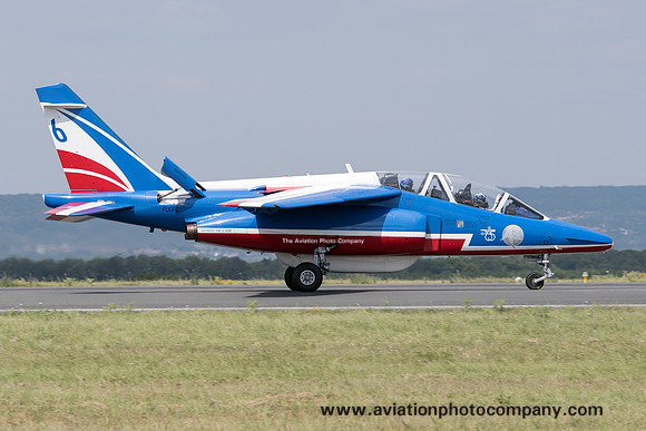 French Air Force Patrouille de France Dassault Alpha Jet E E139/6 at Nancy (2018)