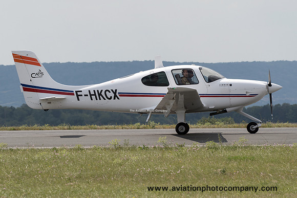 French Air Force CATS Cirrus SR-20 F-HKCX at Nancy (2018)