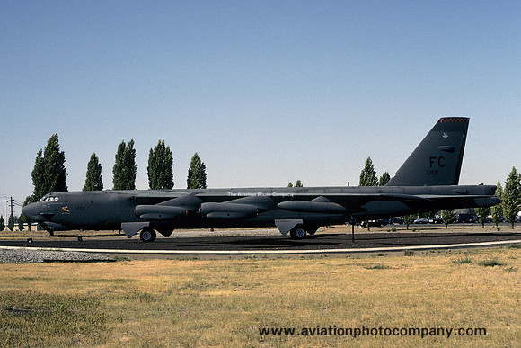 USAF Boeing B-52G Stratofortress 58-0158 displayed at Fairchild AFB (1994)