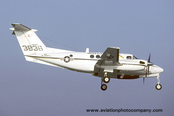 US Navy NAF Mildenhall Beech UC-12M 163836 (2005)