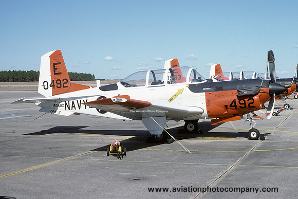 US Navy TAW-5 Beech T-34C Mentor 160492/E (1984)