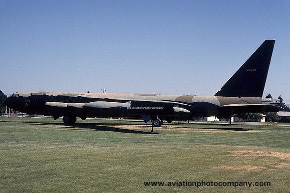 USAF Boeing B-52D Stratofortress 56-0676 displayed at Fairchild AFB (1994)