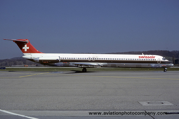 Swissair McDonnell Douglas MD-82 HB-INU (1987)