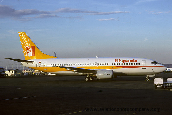Hispania Boeing 737-3Y0 EC-EBX (1987)