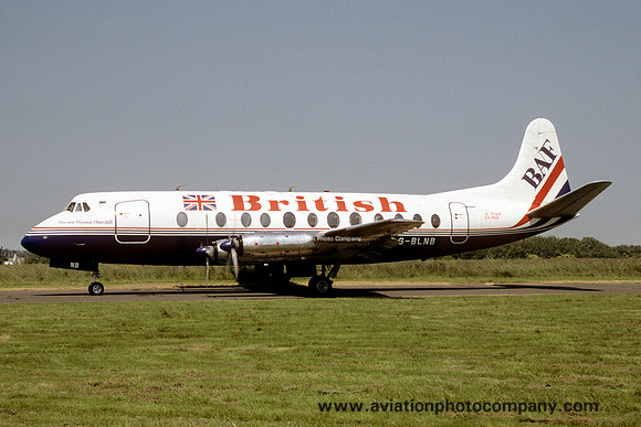 British Air Ferries Vickers Viscount G-BLNB (1987)