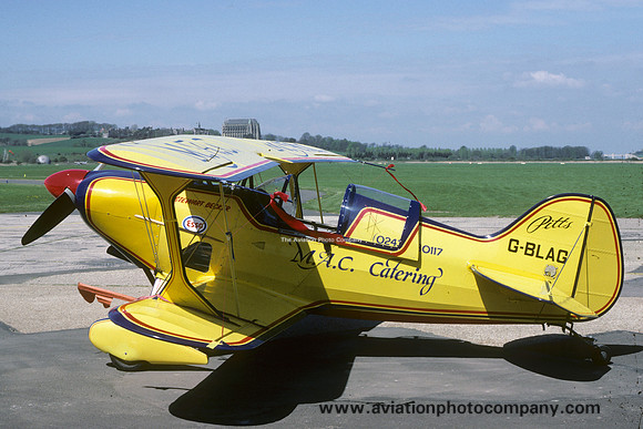 Pitts S-1D G-BLAG at Shoreham (1987)