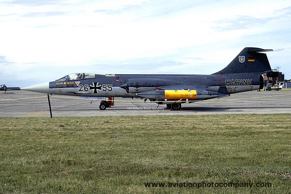 German Navy MFG2 Lockheed F-104G Starfighter 26+55 (1973)