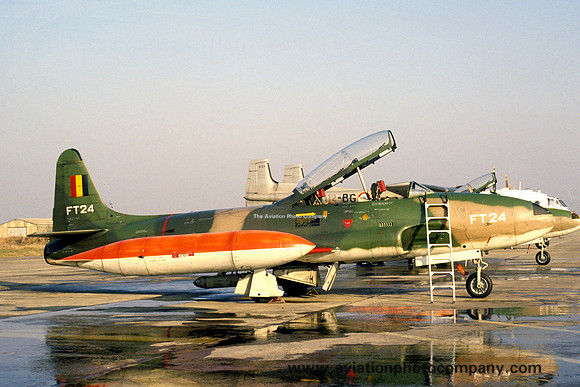 Belgian Air Force Lockheed T-33A Shooting Star FT-24 (1978)