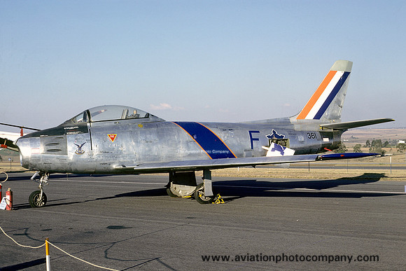 South African Air Force 1 Squadron Canadair CL-13 Sabre Mk6 361/F (1979)
