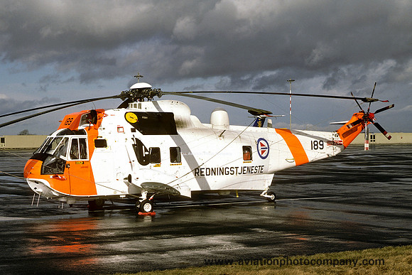 Norwegian Air Force 330 Skv Westland Sea King Mk43 189 (1979)