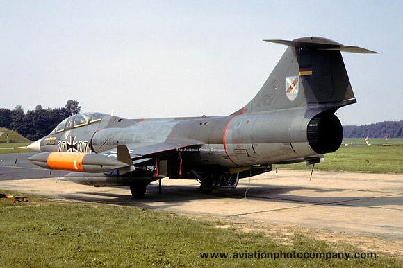 German Air Force JBG31 Lockheed TF-104G Starfighter 27+07 (1979)