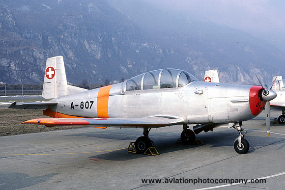 Swiss Air Force Pilatus P-3 A-807 (1979)