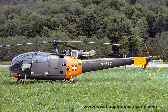 Swiss Air Force Sud Alouette III V-227 (1984)