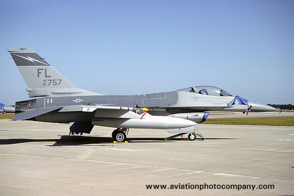 USAF Florida ANG 159 FS General Dynamics F-16A Fighting Falcon 81-0757/FL (1992)