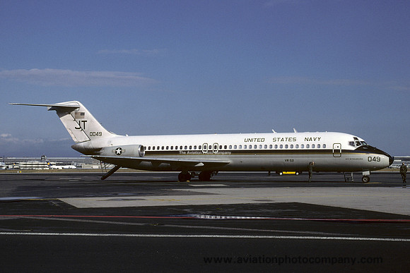 US Navy VR-52 Douglas C-9B 160049/JT at Rhein Main (2003)