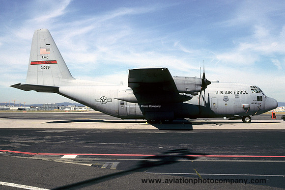 USAF 436 AG 50 AS Lockheed C-130H Hercules 93-1036 at Rhein Main (2003)