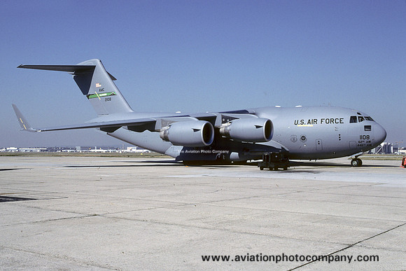 USAF 62/446 AW McDonnell Douglas C-17A Globemaster 02-1108 at Rhein Main (2003)