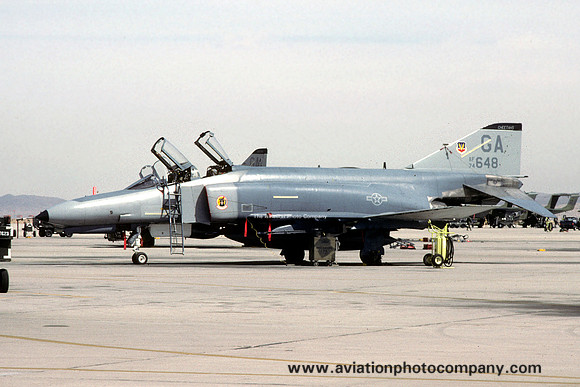 USAF 35 TFW 21 TFTS McDonnell F-4E Phantom 74-1648/GA at George AFB (1990)