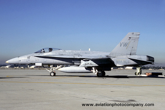 US Marines VMFA-314 McDonnell Douglas F/A-18A Hornet 162468/VW-12 (1989)