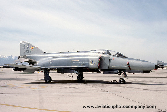 USAF 35 TFW 20 TFTS McDonnell F-4E Phantom 69-7585/GA at George AFB (1990)