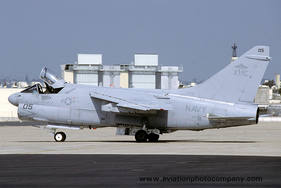US Navy VX-5 LTV A-7E Corsair 160722/XE-05 (1990)