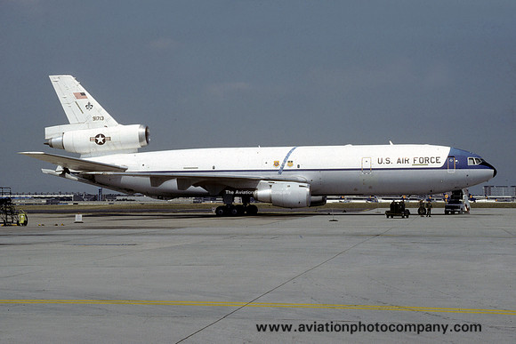 USAF 2 BW McDonnell Douglas KC-10A Extender 79-1713 at Rhein Main (1988)