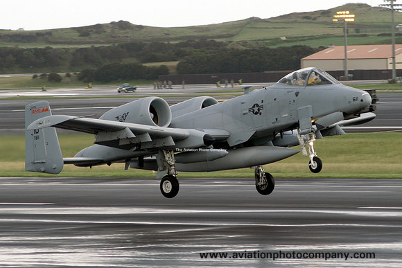 USAF Idaho ANG 190 FS Fairchild A-10A Thunderbolt 78-0611/ID at Lajes (2008)