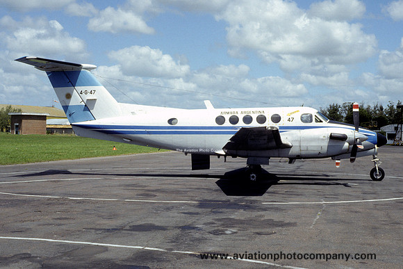 Argentinian Navy 4 Esc Beech King Air 200 4-G-47 (1993)