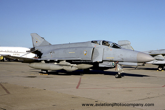 German Air Force JG74 McDonnell F-4F Phantom 37+54 (1993)