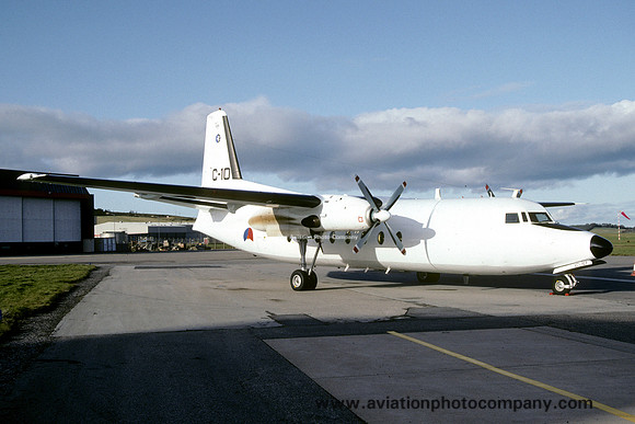 Dutch Air Force 334 Squadron Fokker F-27-300M Troopship C-10 (19930