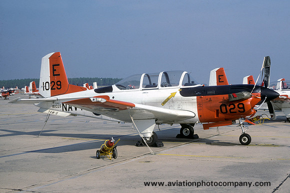 US Navy TAW-5 Beech T-34C Mentor 161029/E-029 (1990)