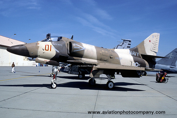 US Navy VA-127 Douglas A-4E Skyhawk 154183/NJ-01 (1986)