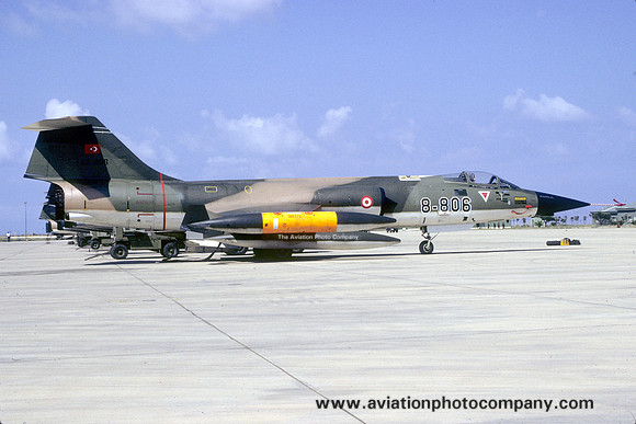 Turkish Air Force 8 Ahu Lockheed F-104G Starfighter 62-806/8-806 (1991)