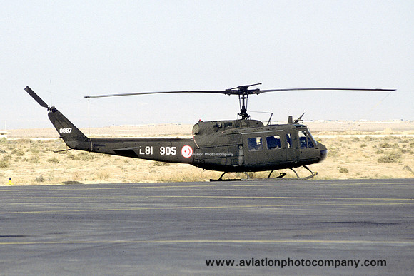 Tunisian Air Force Bell UH-1H Iroquois L81-905/0987 (1992)