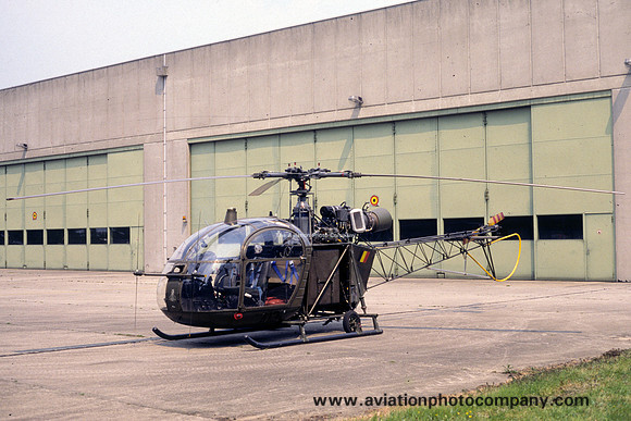 Belgian Army Sud Alouette II A-13