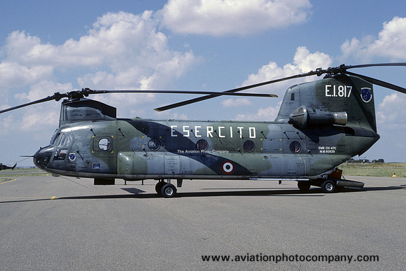 Italian Army 11 Gruppo Vertol CH-47C Chinook MM80839/EI-817 (1993)