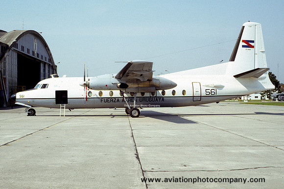 Uruguayan Air Force Fokker F-27-100 Friendship 561/CX-BHW (1993)