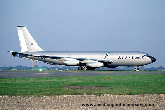 USAF 92 BW Boeing KC-135A 57-1421 at RAF Mildenhall (1979)