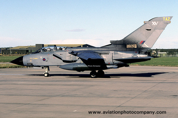 RAF 15 Squadron Panavia Tornado GR.1 ZA323/TAZ at RAF Lossiemouth (2000)