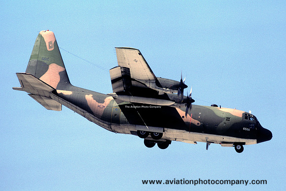 USAF 435 TAW Lockheed C-130E Hercules 69-6566 (1980)
