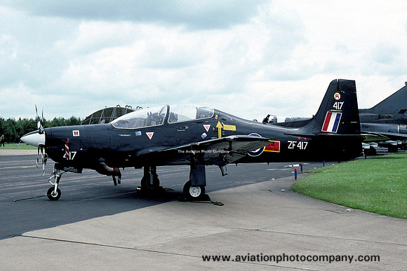 RAF 1 FTS 207 Squadron Embraer/Short Tucano T.1 ZF417 at RAF Marham (2005)