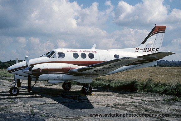 National Airways Beech C90 King Air G-BMEF (1987)