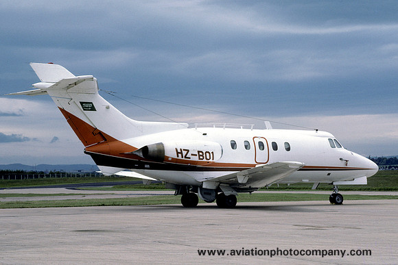 AMC Aviation Hawker Siddeley HS125-1B HZ-BO1 (1987)