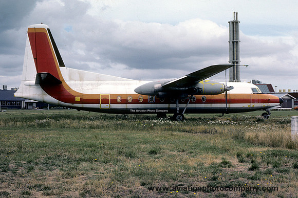 Ex NAC National Airways Corporation Fokker F-27-100 Friendship ZK-NAF (1983)