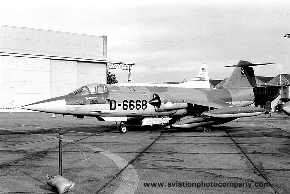 Dutch Air Force 312 Squadron Lockheed F-104G Starfighter D-6668 (1979)
